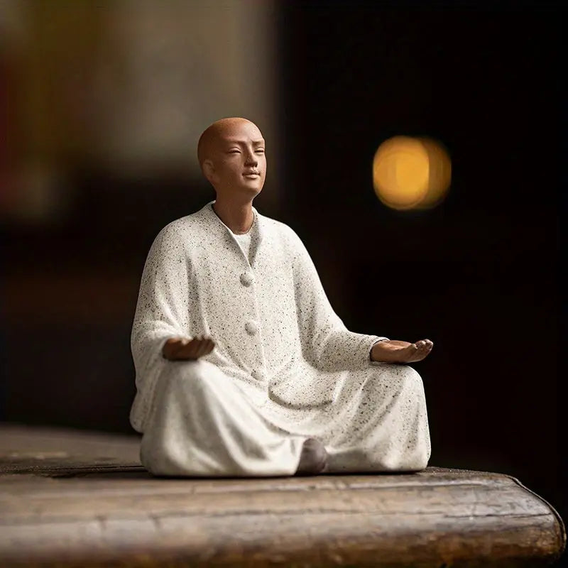 Zanshin & Myōshin – Figurines Moines Méditation Figurines